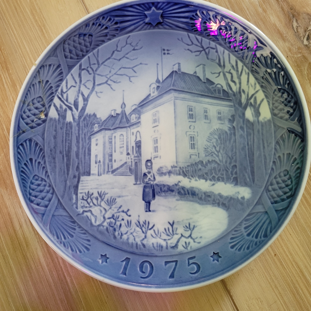 Blue Decorative Plate